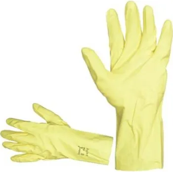 Pracovní rukavice Rukavice pracovní (vel. 10) chemické, latex., velur., 0,35 mm, d. 305 mm, pro domácnost