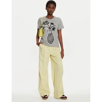 Desigual T-Shirt Shadow 24WWTK11 Šedá Regular Fit XS