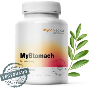 Náplast MycoMedica MyStomach 90 kapslí + Sada náplastí Hartmann Cosmos s polštářkem 5 kusů