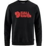 Fjällräven Logo Sweater Men Black černá L