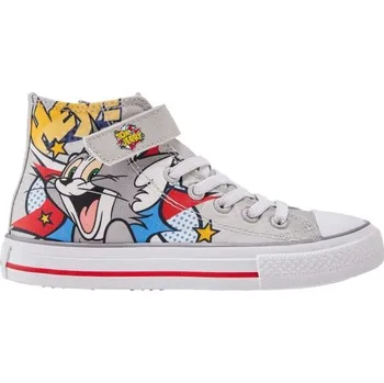 Dívčí tenisky Kotníkové dětské tenisky TOM AND JERRY ROBINS 28 Šedá, Mix, Bílá