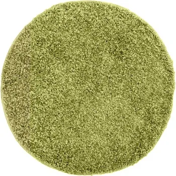 Koberec Kusový koberec LIFE SHAGGY 1500 Green kruh Rozměr: 160x160 cm