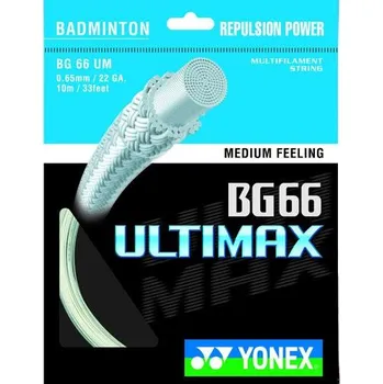 Raketový sport Badmintonový výplet YONEX BG 66 ULTIMAX - 10 m, Barva žlutá