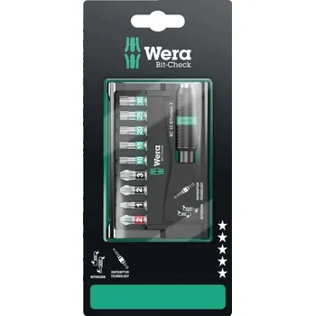 Sada nářadí Wera Sada bitů Bit-Check 10 BiTorsion 3 SB, 10 dílný (05073418001)