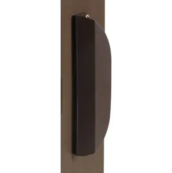 Madlo a šrouby pro shrnovací dveře C0203 hnědá