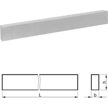 Příslušenstí k soustruhu STROJÍRNY POLDI 223691 3x15x100 - Nůž soustružnický 3x15x100mm, obdélníkový HSS 10, polotovar RADEKO