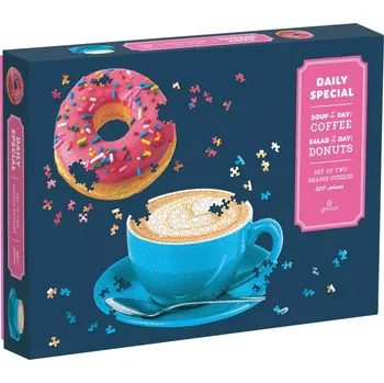 Puzzle Galison Tvarové Speciality z denní nabídky 2v1 625 dílků