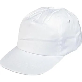 Pokrývka hlavy Čepice, kšiltovka bavlněná "baseballová" s kšiltem, LEO, bílá, (vel.uni)