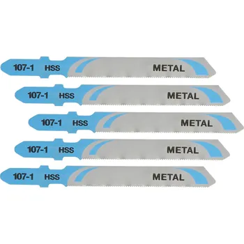 Příslušenství k nářadí DT2162 DeWALT pilové plátky pro přímé řezy velmi tenkých kovů, neželezných kovů a hliníku s tl. 0,8-2 mm, 76 mm, 5 ks (T118G)