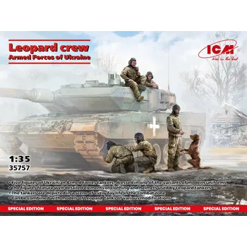 Plastikový model 1/35 Leopard crew of the Armed Forces of Ukraine