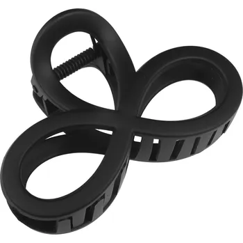 Spona do vlasů - skřipec trojlístek, černá barva