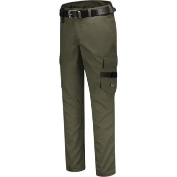 montérky MALFINI TRICORP WORK PANTS TWILL T64 montérkové kalhoty do pasu Barva: khaki, Velikost: 62