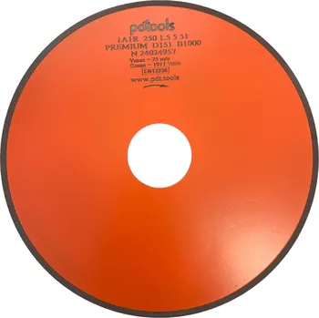 Řezný kotouč CBN prémiový řezný kotouč 1A1R D250 T1,5 X5 H51 - PDT