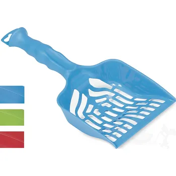 Toaleta pro kočku BUBU PETS Lopatka na stelivo RHEA MAXI mix barev 28,5x13x5,5cm