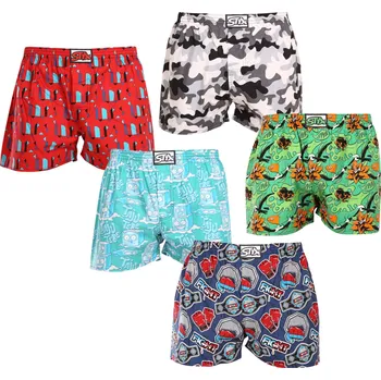 Trenýrky 5PACK pánské trenky Styx art klasická guma vícebarevné (5A1476779) XL Možnost vrácení zboží ZDARMA do 120 dnů!