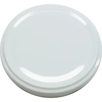 Víčko na zavařovací sklenici Zavařovací víčko BÍLÉ TO 53 RTS (paster do 105°C) Počet kusů v balení: 1800
