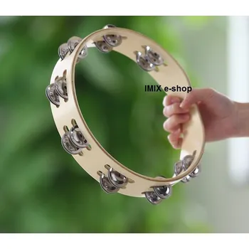 Tamburína Tamburína na tanec velká, dvě řady činel