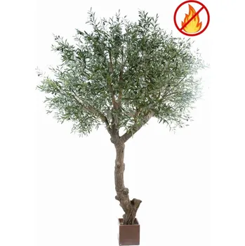 umělá květina Luxusní umělý strom OLIVOVNÍK GIANT HEAD ohnivzdorný, 270cm