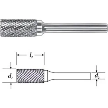 Příslušenství k frézce SGS 20203 (SA-6M) - Fréza technická SA-6M válcová pr. 16,0x25mm, stopka 6mm