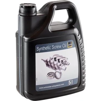 Příslušenství ke kompresoru Schneider B111012 - Olej syntetický pro šroubové kompresory (5L)