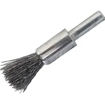 Drátěný kartáč Osborn 0003509361 - Kartáč štětkový drátěný pr. 10 mm, stopka pr. 6 mm, zvlněný NEREZový drát 0,35 mm