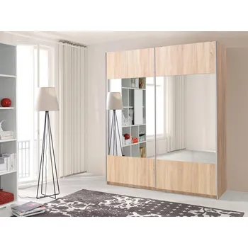 Šatní skříň Maridex Šatní skříň Wario se zrcadlem Barva: – dub sonoma