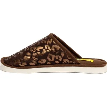 Dámské pantofle Dámské bačkory Oldcom ROXY 35/36 Hnědá, Zlatá, Bílá