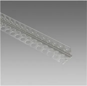 Stavební profil Den Braven Z000700 - Rohový profil hliník (AL) na vyztužení hrany rohu, délka 2,5 m