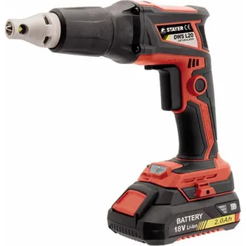 Šroubovák akumulátorový na sádrokarton, bez aku, Stayer 377DWSL20
