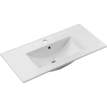Umyvadlo Zápustné koupelnové umyvadlo Dance 80 cm bílé