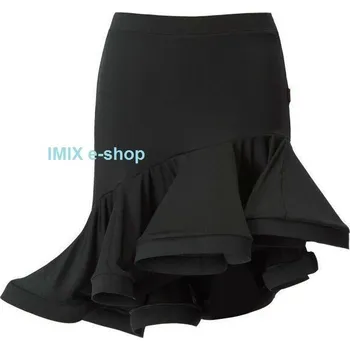 Dámská sukně Krátká taneční LATINO sukně kroucená ELIS Černá