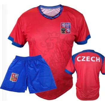 komplet ČR LEV ČERVENÝ velikosti: 128 cm (4-6 let)