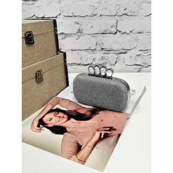 Kabelka Dámská luxusní kabelka 2590-2 stříbrná, VELIKOST UNI