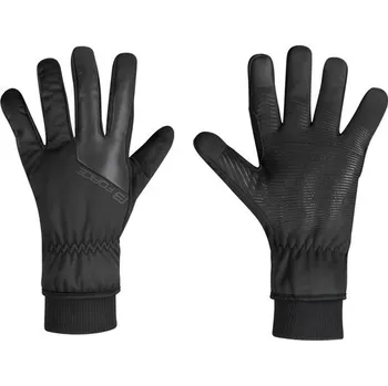 Cyklistické rukavice FORCE Podzimní/zimní rukavice FORCE GLOW, černé - L