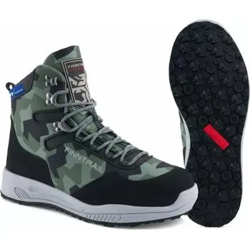 Rybářské oblečení FINNTRAIL Brodící boty BOOTS SPORTSMAN CAMOARMY - Vel. 41