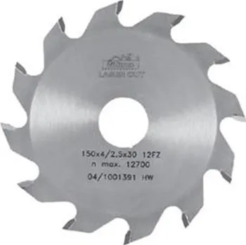 Pilový kotouč Pilana -Kotouč pilový na dřevo pr. 150 x 3,5 x 30mm, 12 zubů, typ FZ, drážkovací, ČSN5392