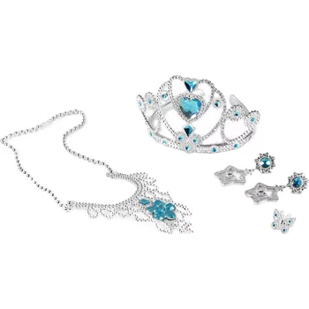 Karnevalový doplněk RAPPA Sada princezna s příslušenstvím modrá