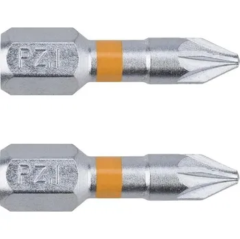 Bit Bit PH1-25mm (ORANGE) (65404446 ) NAREX sada 2 ks v blistru, Phillips 1/4., standardní délka