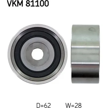 Rozvod motoru Vratná/vodicí kladka, ozubený řemen SKF (VKM81100)