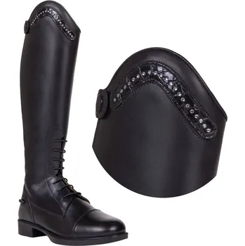 Jezdecká obuv QHP Vyměnitelné díly k botám Jaimy QHP, pár, croco shine black 30-33