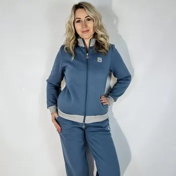 Tepláková souprava Laura Biagiotti Zip Blu Velikost: S