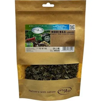 Krmivo pro rybičky EasyFish Moringa leaves sušené listy 20g