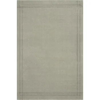 Koberec Vlněný koberec Agnella Calisia M Grid Rim Šedý - 120 x 180 cm