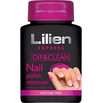 Odlakovač nehtů Lilien Lilien odlakovač Express Quick & Easy s houbičkou 75 ml