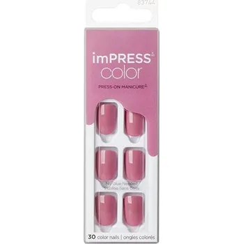 Kiss My Face imPRESS Color Petal Pink Nails - Samolepící nehty ( 30 ks )