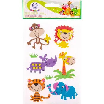 samolepka Astra CREATIVO Pěnové 3D samolepky ZVÍŘÁTKA, mix motivů, 335122021