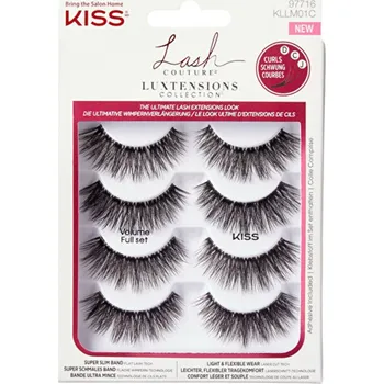 Umělé řasy Kiss My Face LuXtension Multipack Volume Full Set - Umělé řasy