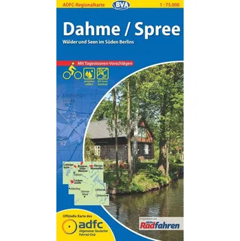 ADFC cyklomapa Dahme / Spree 1:75 t.