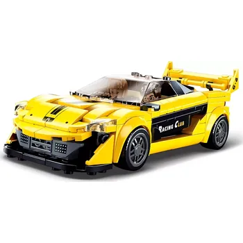 Stavebnice Sluban Sluban B0956 Žlutý anglický sporťák