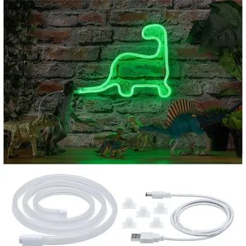 Lampička Paulmann LED pásek Neon Colorflex USB 1m zelený bílé LED celkem 4,5 W